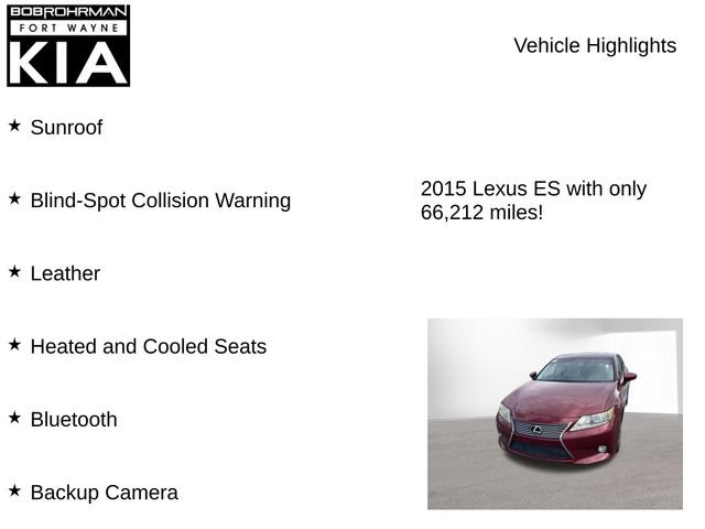 Used 2015 Lexus ES 350 image 7