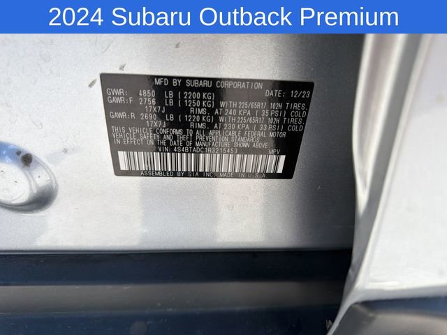 Used 2024 Subaru Outback Premium AWD/4WD image 23