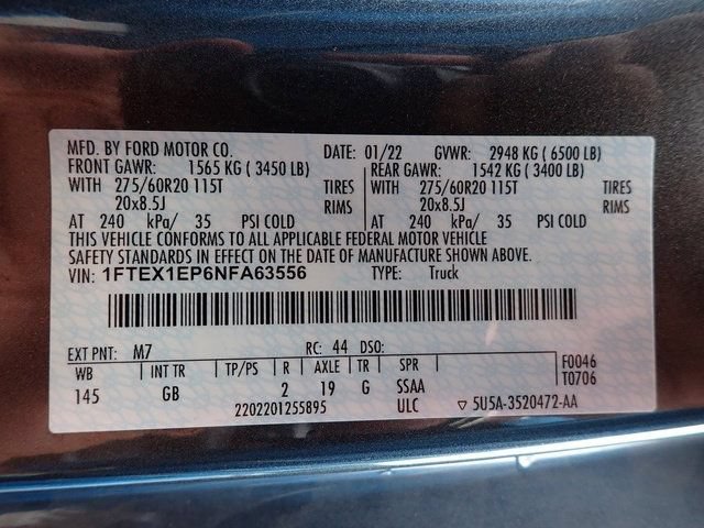 Used 2022 Ford F150 XL w/ STX Appearance Package AWD/4WD image 14