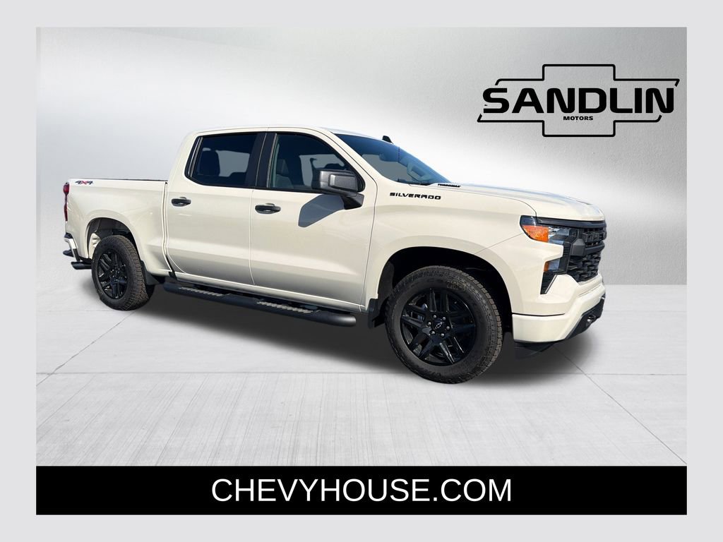 New 2026 Chevrolet Silverado 1500 Custom w/ Turbomax Blackout Package