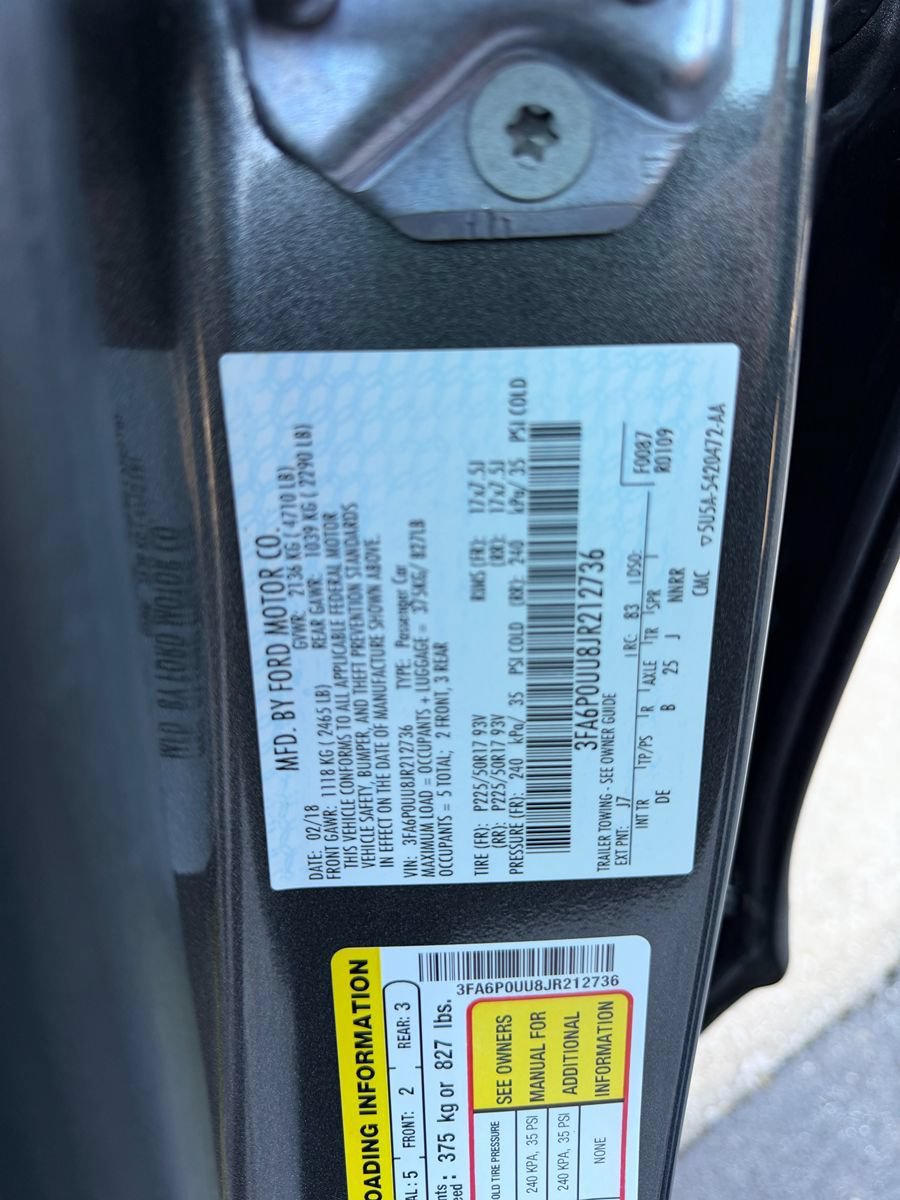 Used 2018 Ford Fusion S FWD image 39