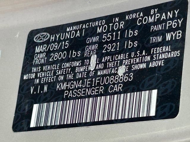 Used 2015 Hyundai Genesis 3.8 w/ Option Group 02 AWD/4WD image 37