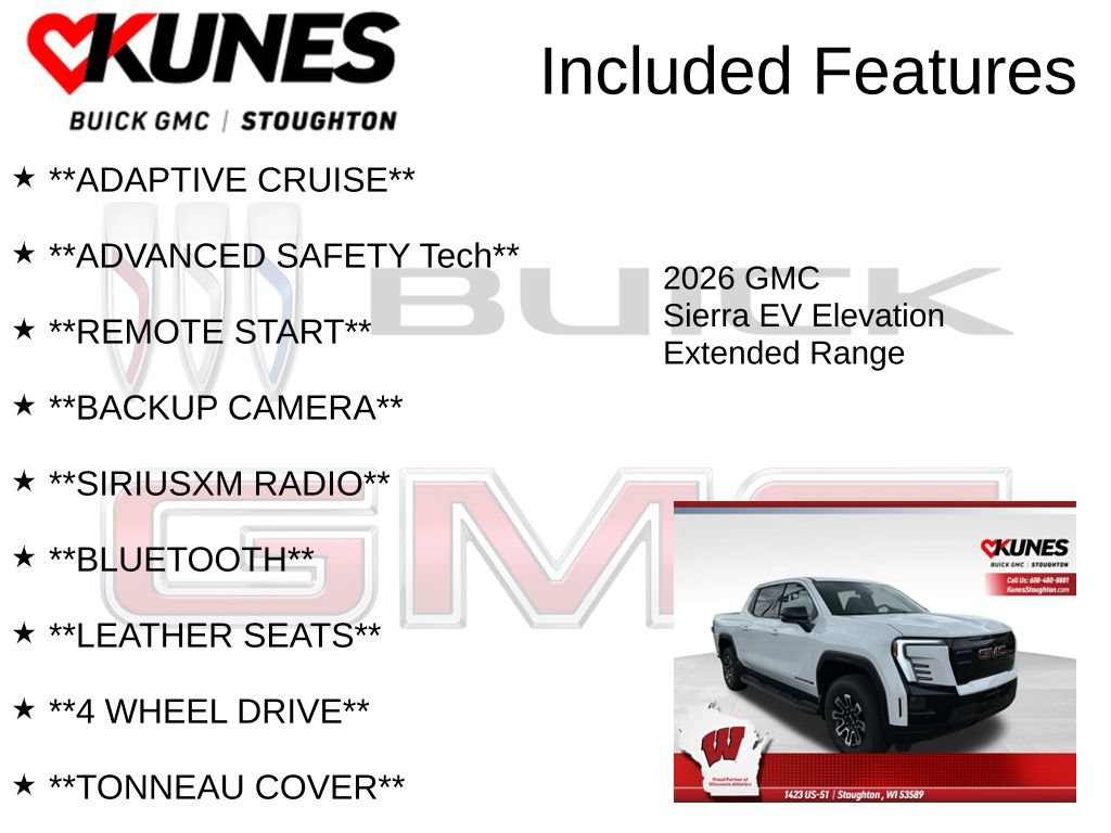 New 2026 GMC Sierra EV Elevation AWD/4WD image 2