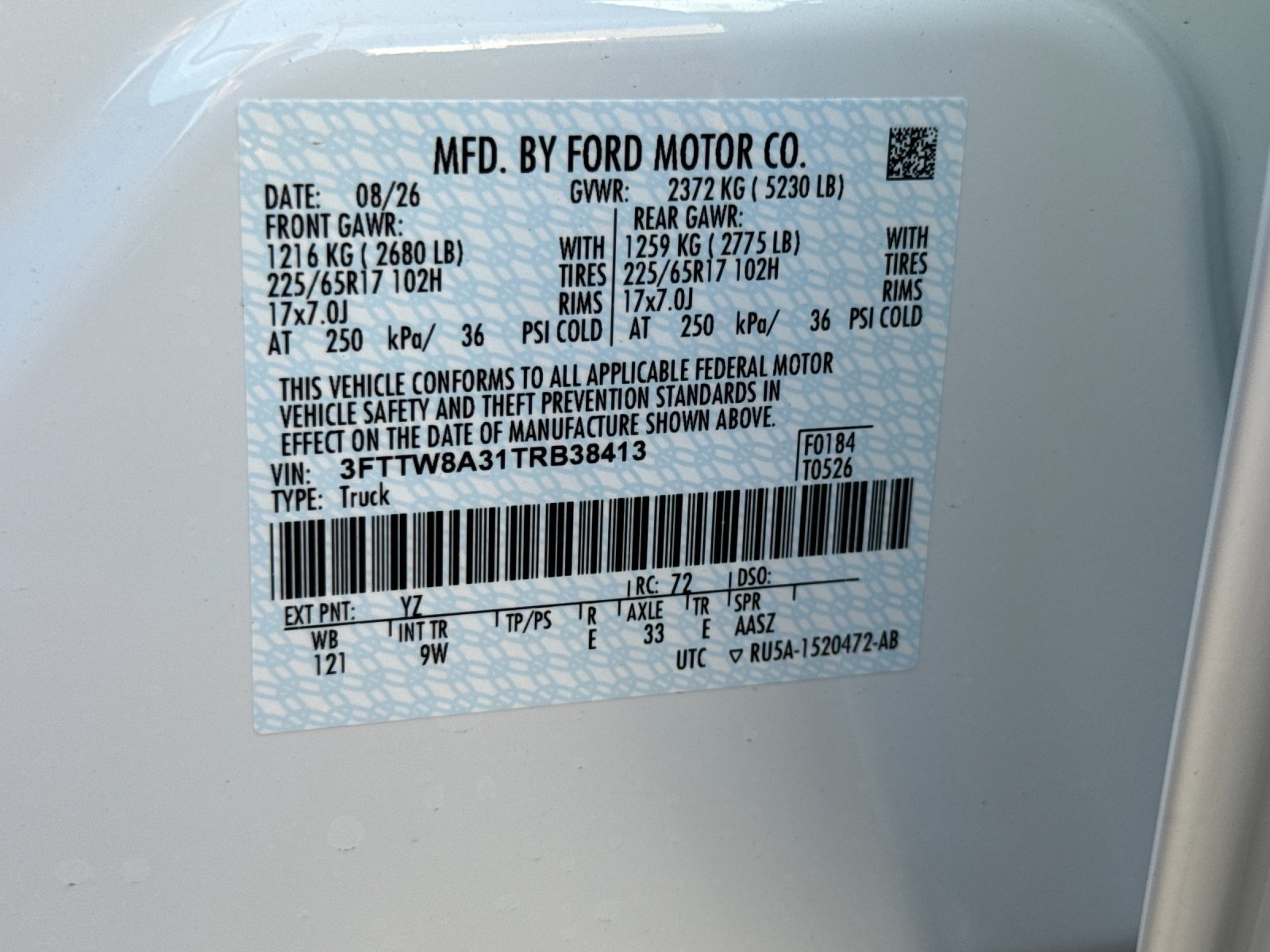 New 2026 Ford Maverick XL FWD image 26