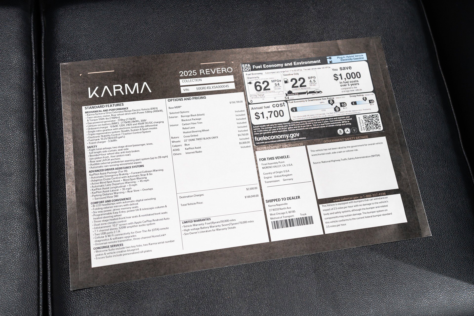 Used 2025 Karma Revero Luxury image 69