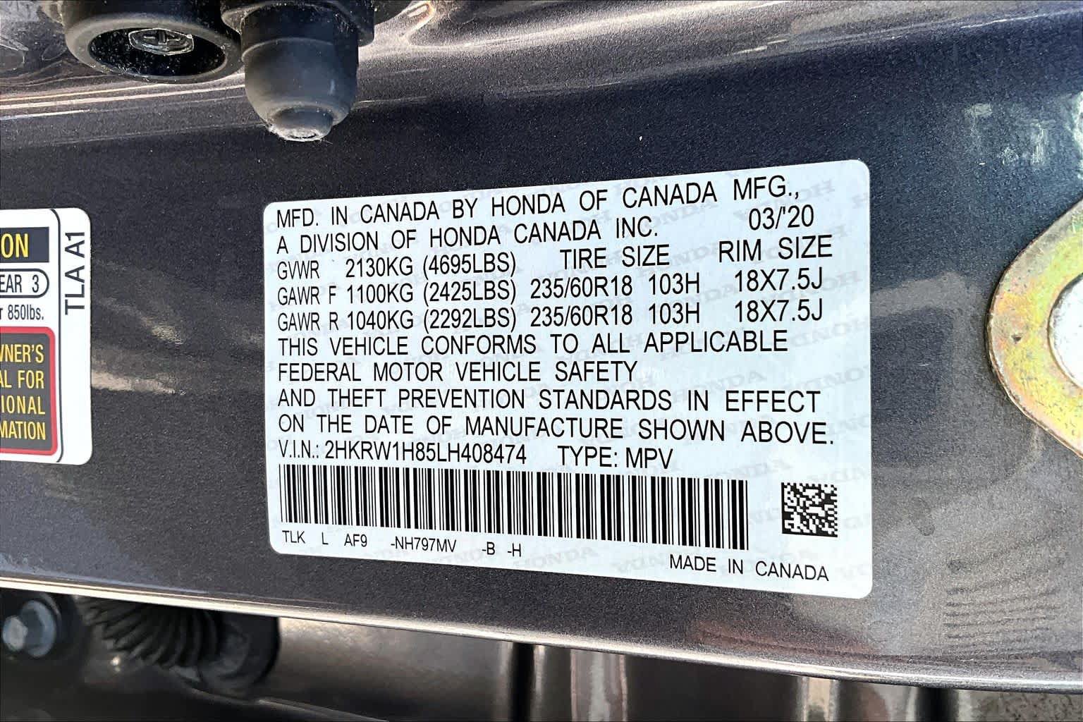 Used 2020 Honda CR-V EX-L image 33