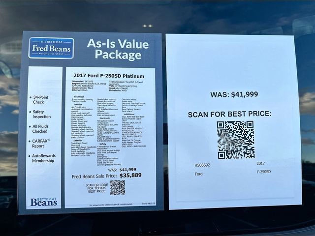 Used 2017 Ford F250 Platinum w/ Platinum Ultimate Package image 35