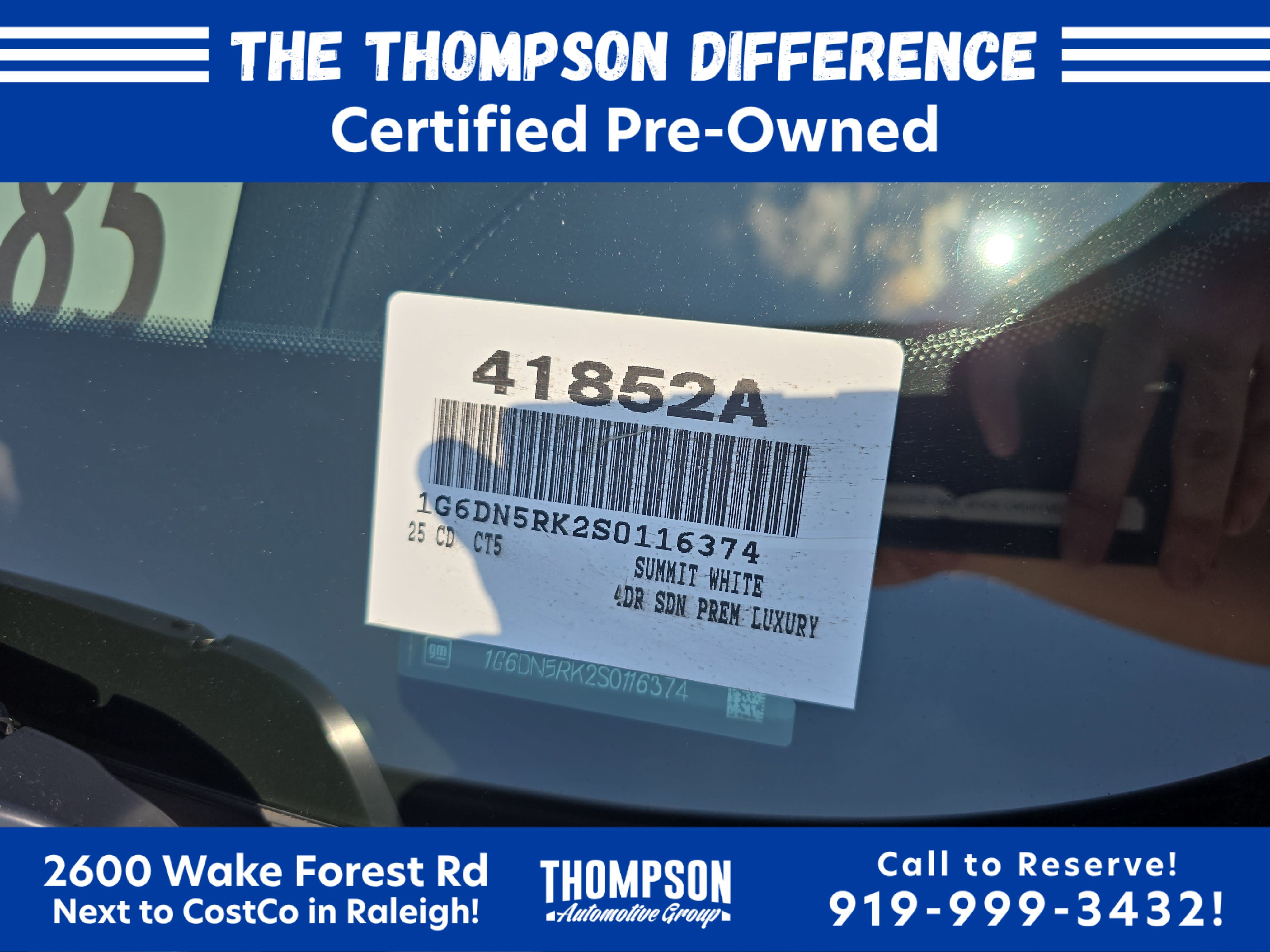 Used 2025 Cadillac CT5 Premium Luxury w/ Technology Package RWD image 29