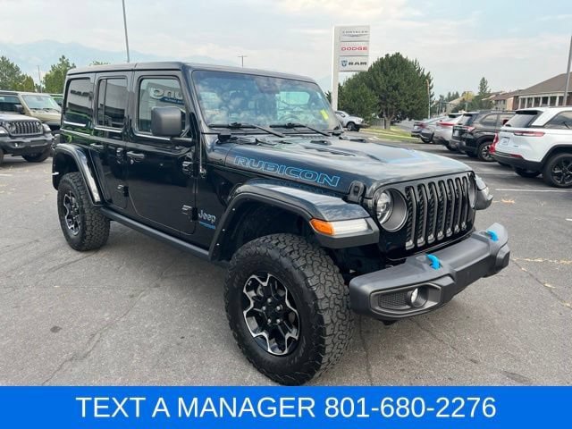 Used 2021 Jeep Wrangler Unlimited Rubicon 4xe w/ Cold Weather Group AWD/4WD image 12
