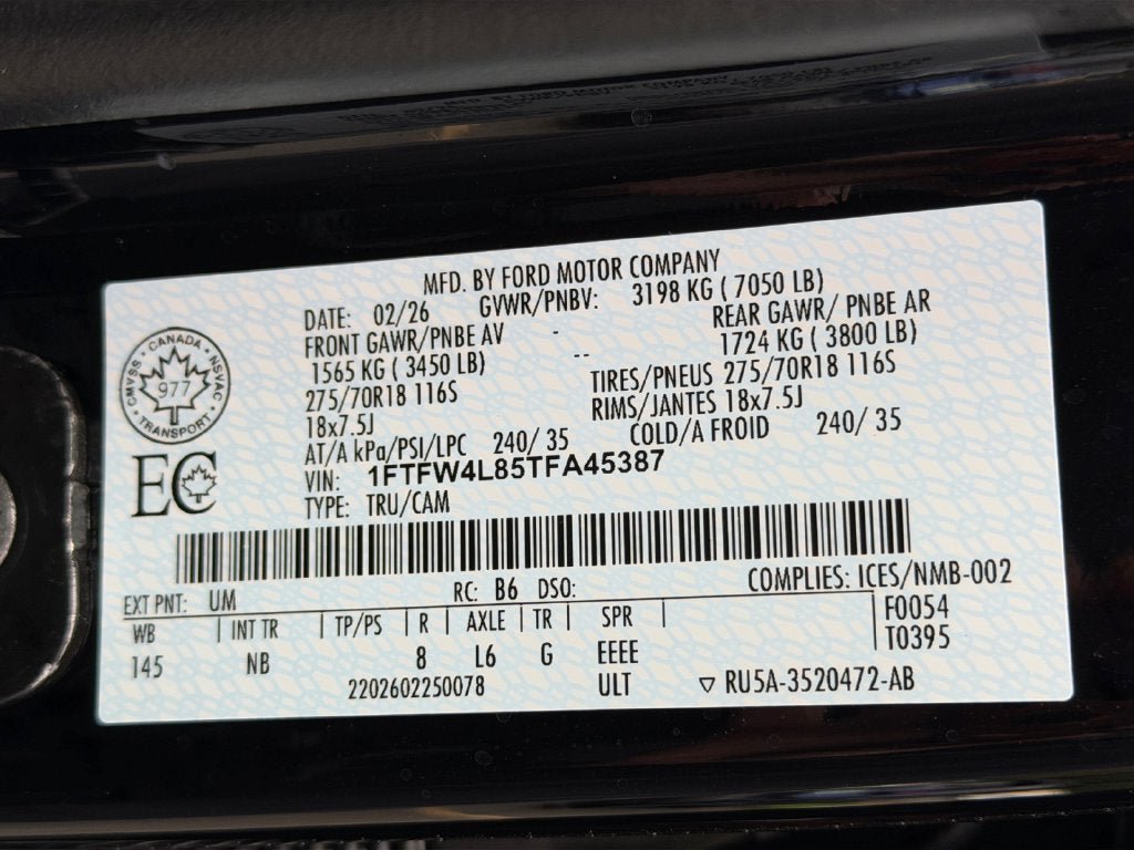 Used 2026 Ford F150 Tremor w/ Equipment Group 402B MID AWD/4WD image 36