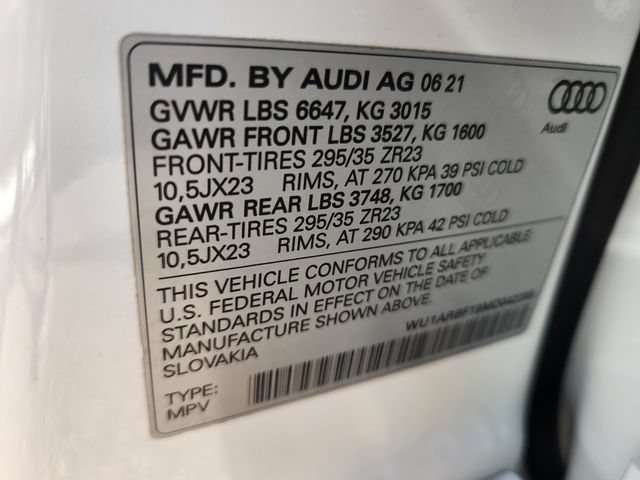 Used 2021 Audi RS Q8 w/ Black Optic Package AWD/4WD image 27