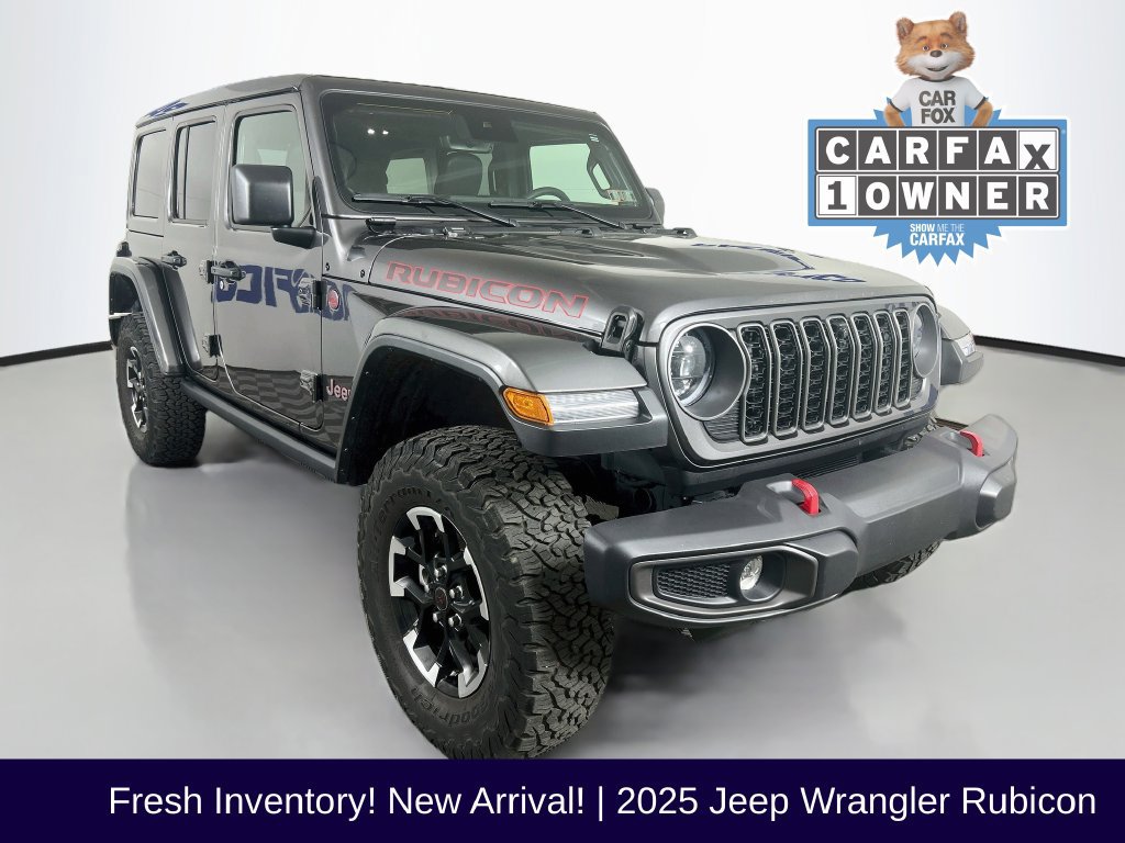 Used 2025 Jeep Wrangler Unlimited Rubicon w/ Safety Group AWD/4WD image 1