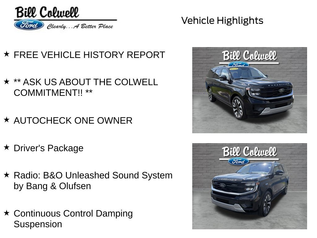 Certified 2025 Ford Expedition Max Platinum w/ Driver's Package AWD/4WD image 12