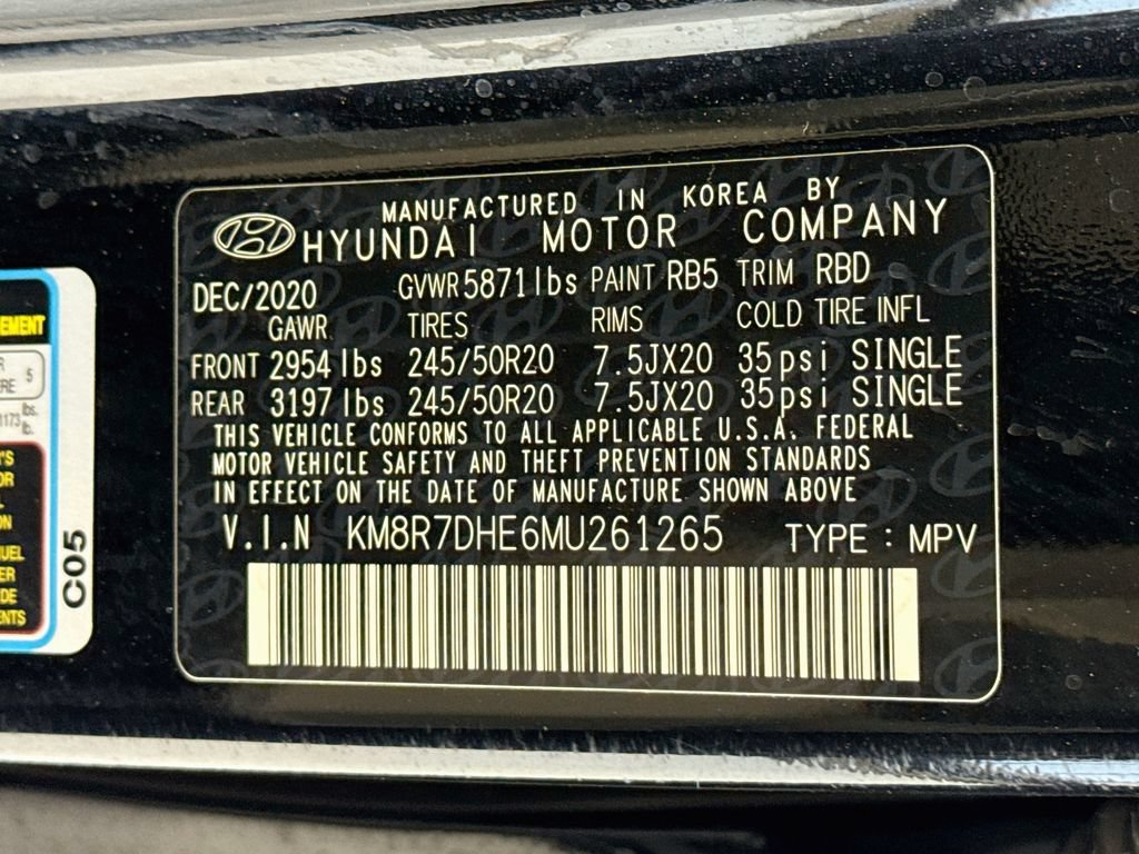 Used 2021 Hyundai Palisade Calligraphy w/ Cargo Package AWD/4WD image 36