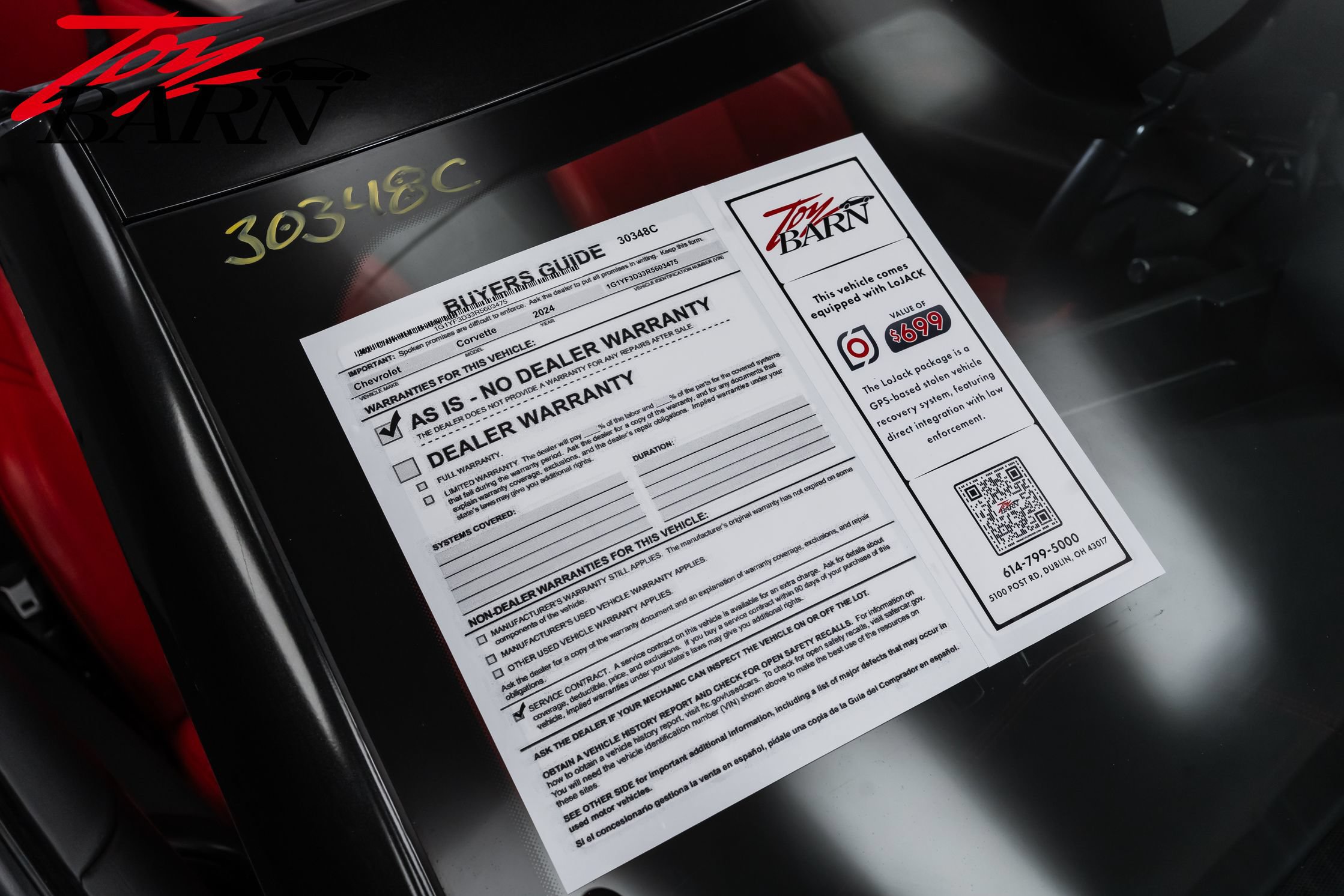 Used 2024 Chevrolet Corvette Z06 w/ Stealth Interior Trim Package RWD image 48