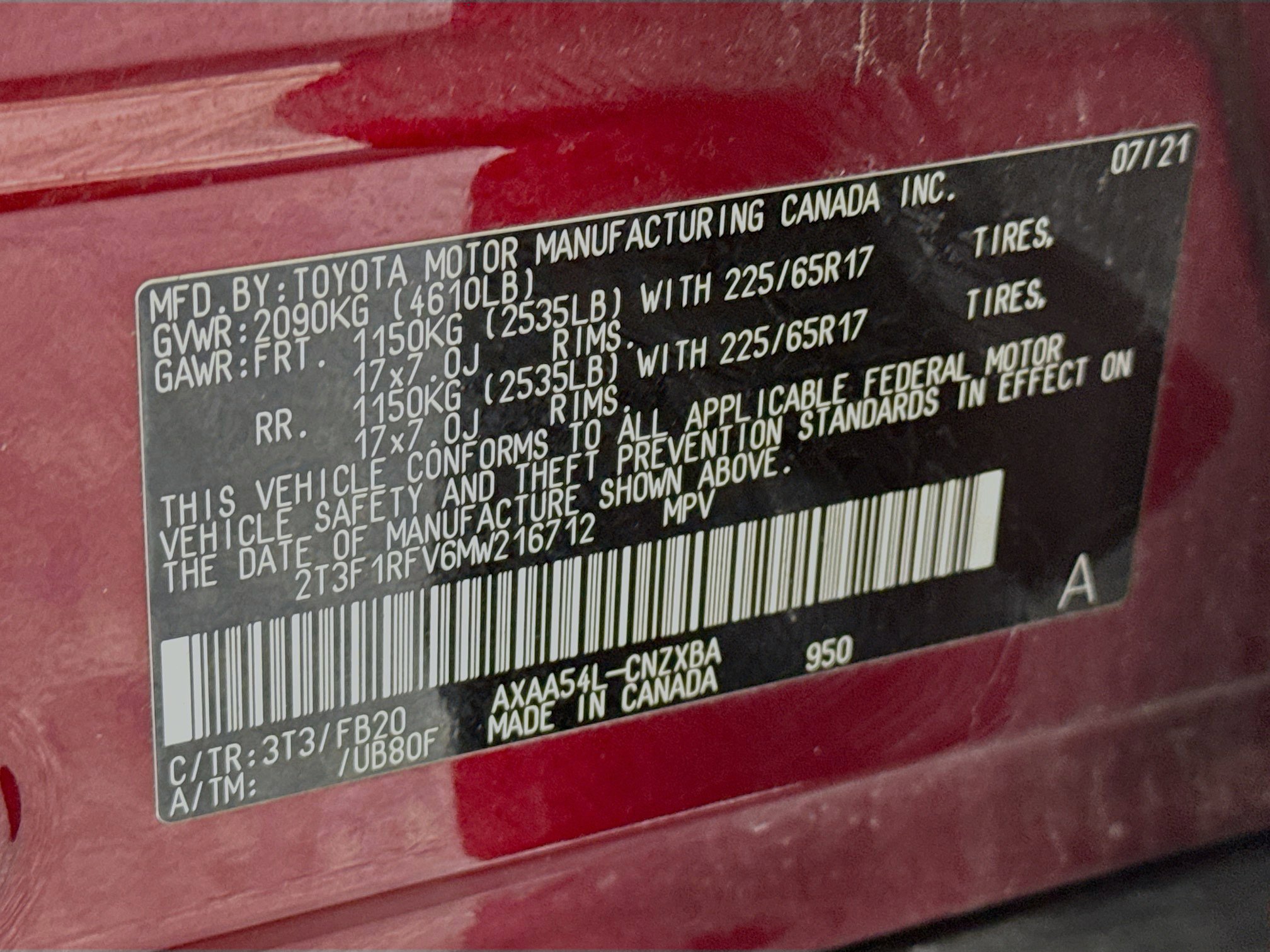 Used 2021 Toyota RAV4 LE image 29