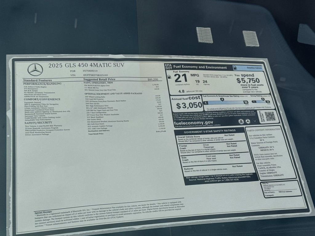 New 2025 Mercedes-Benz GLS 450 4MATIC image 10