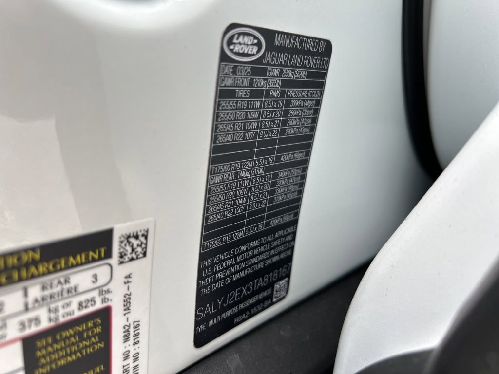 New 2026 Land Rover Range Rover Velar S image 30