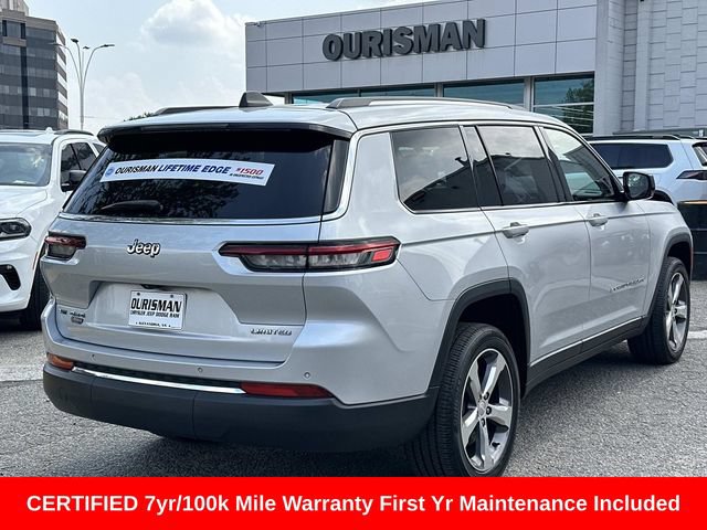 Used 2021 Jeep Grand Cherokee L Limited AWD/4WD image 3