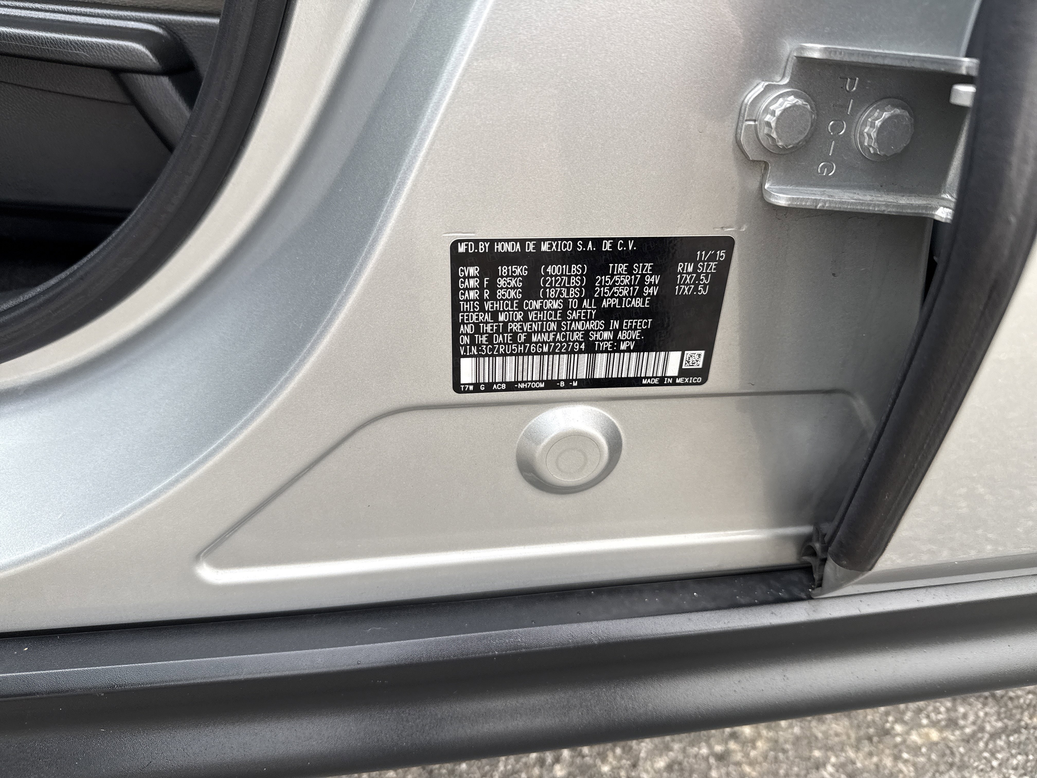 Used 2016 Honda HR-V EX-L image 37