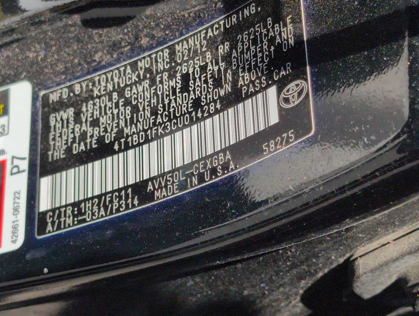 Used 2012 Toyota Camry XLE w/ Convenience Pkg FWD image 32