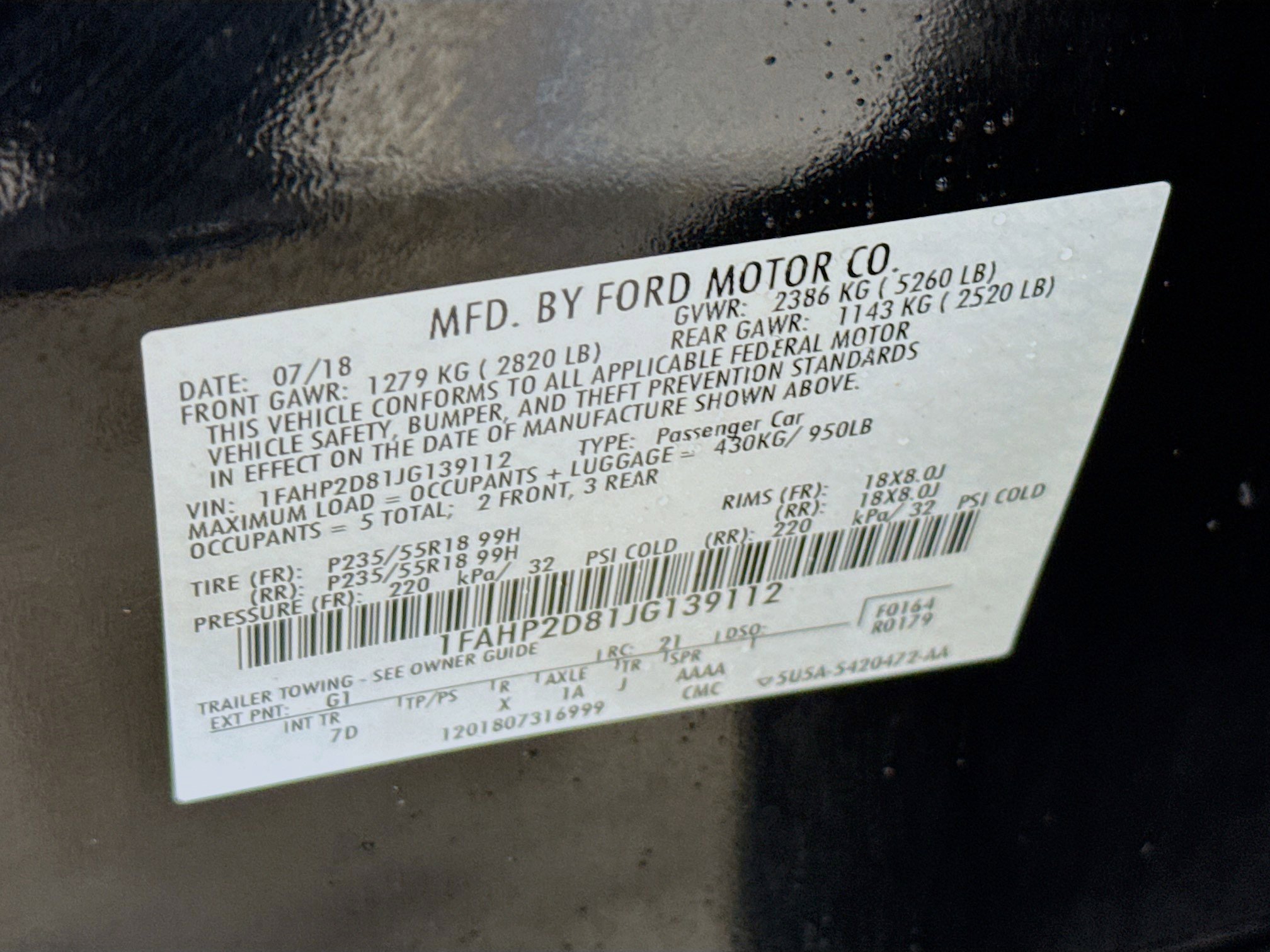 Used 2018 Ford Taurus SE image 35