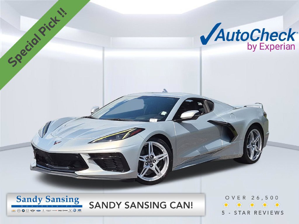 Used 2022 Chevrolet Corvette Stingray Preferred Cpe w/ Z51 Performance Package RWD image 1