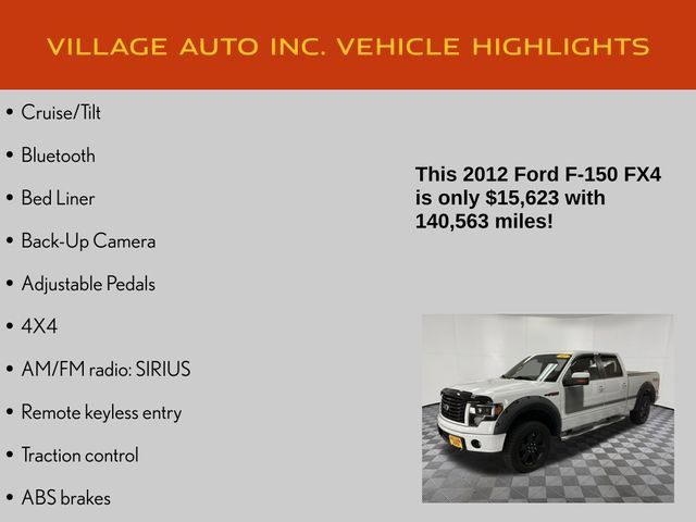 Used 2012 Ford F150 FX4 w/ FX Luxury Pkg AWD/4WD image 21