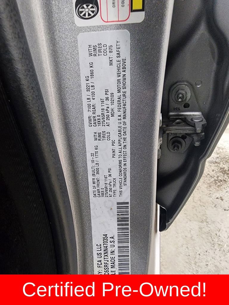 Certified 2022 RAM 1500 Laramie image 53