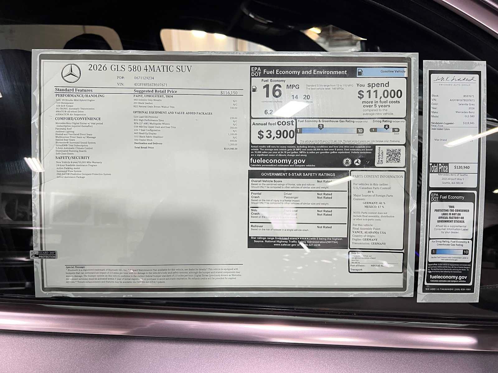 New 2026 Mercedes-Benz GLS 580 4MATIC image 48