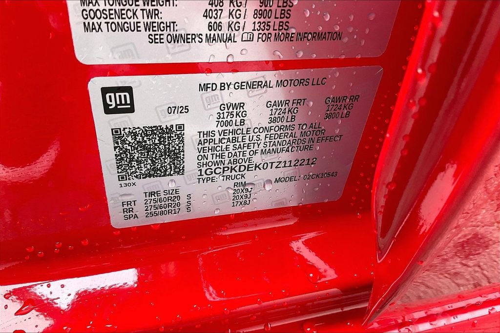 New 2026 Chevrolet Silverado 1500 LT w/ All Star Edition Plus image 8