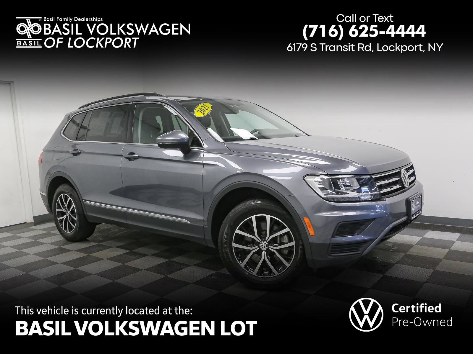 Used 2021 Volkswagen Tiguan SE w/ Panoramic Sunroof Package