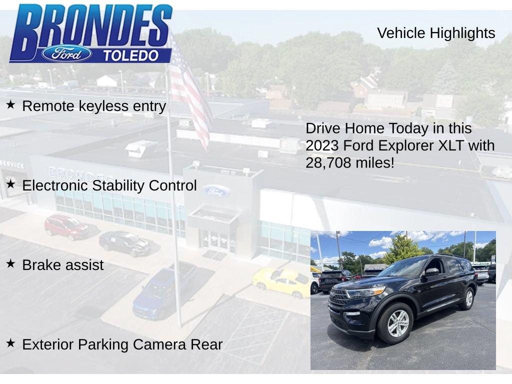 Used 2023 Ford Explorer XLT w/ Equipment Group 202A AWD/4WD image 16