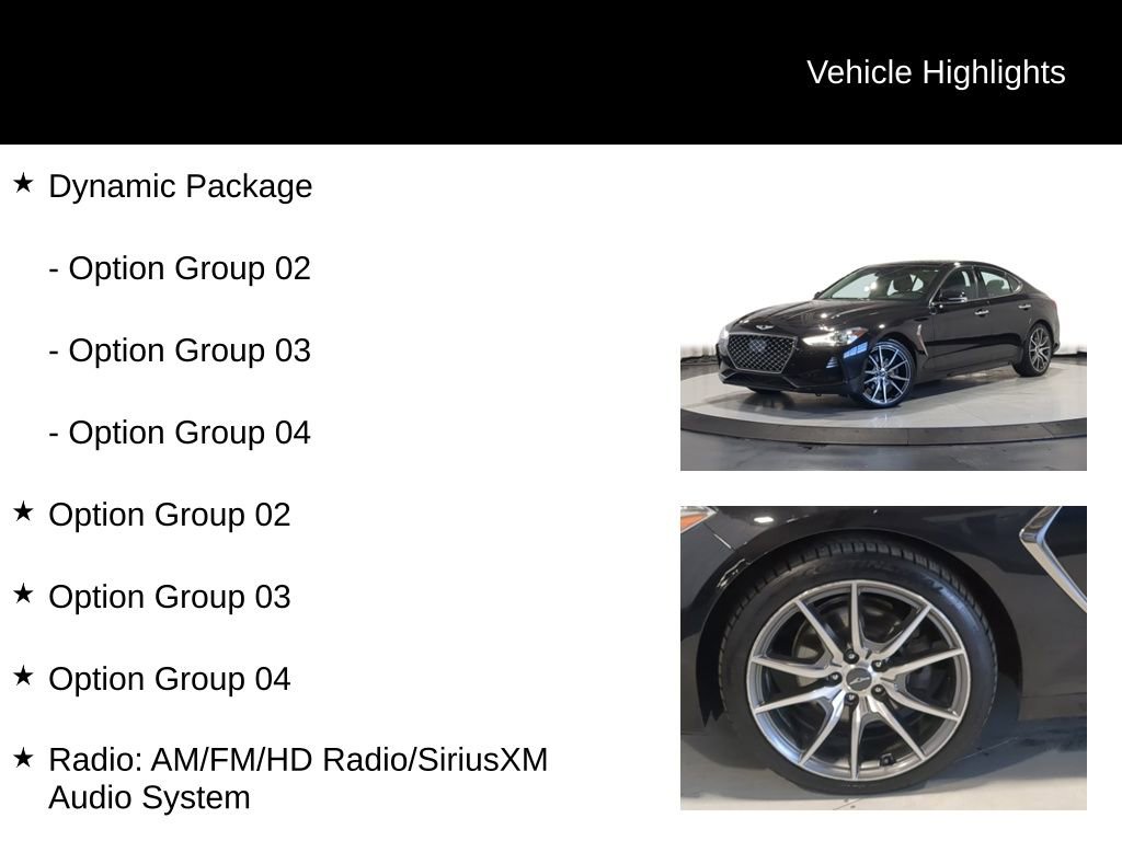 Used 2019 Genesis G70 2.0T Advanced w/ Dynamic Package image 7