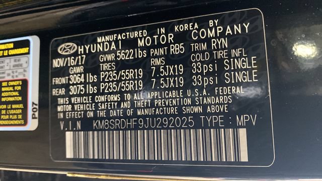 Used 2018 Hyundai Santa Fe Limited AWD/4WD image 30