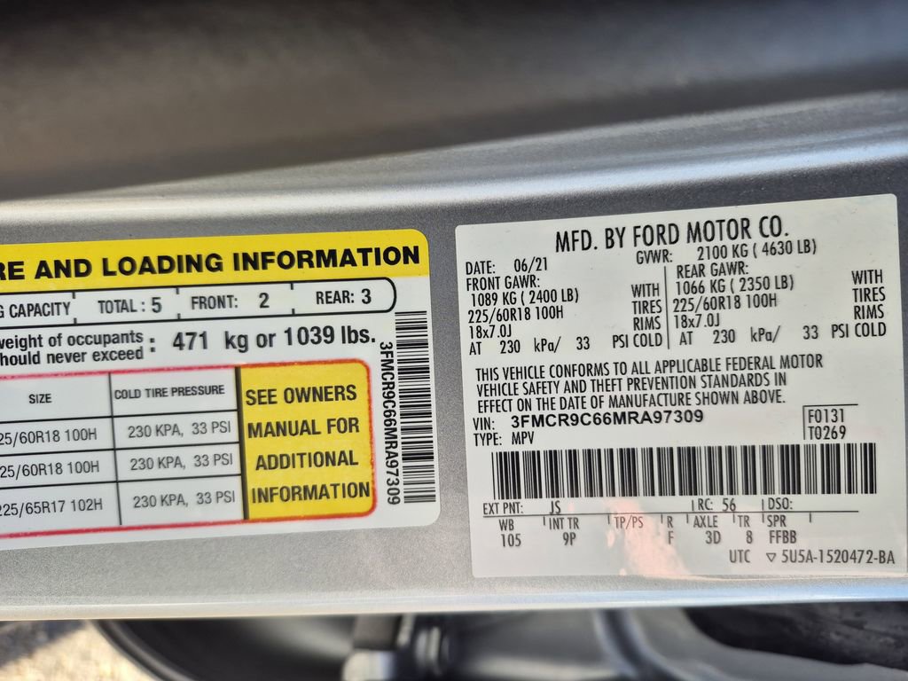 Used 2021 Ford Bronco Sport Outer Banks w/ Outer Banks Package (96D) image 29