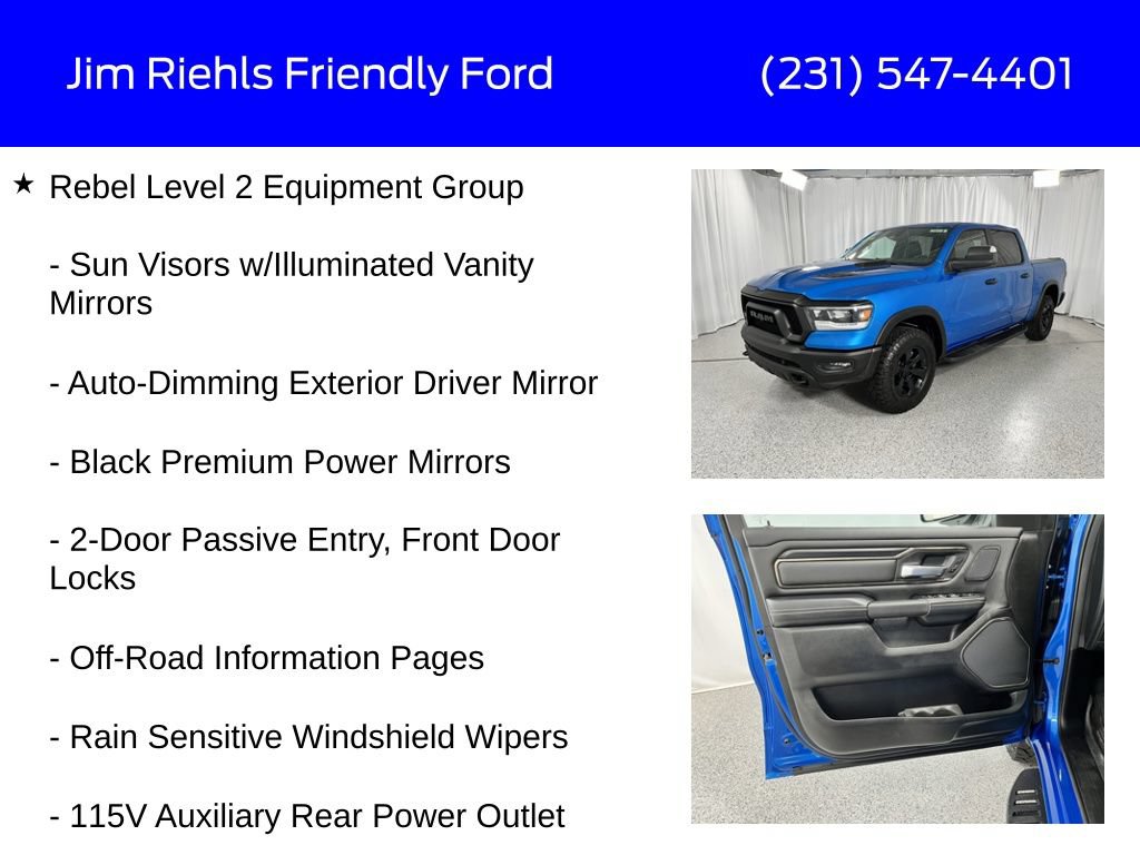 Used 2023 RAM 1500 Rebel w/ Rebel Level 2 Equipment Group AWD/4WD image 12