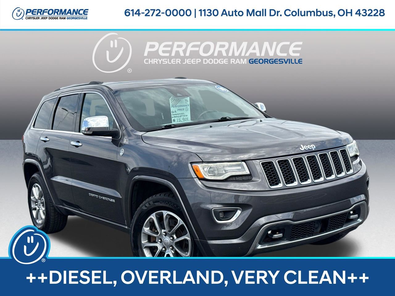Used 2016 Jeep Grand Cherokee Overland w/ Advanced Technology Group image 1
