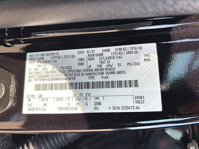 Certified 2021 Ford F150 XLT w/ Equipment Group 302A High AWD/4WD image 21