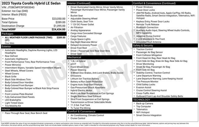 Used 2023 Toyota Corolla LE image 6