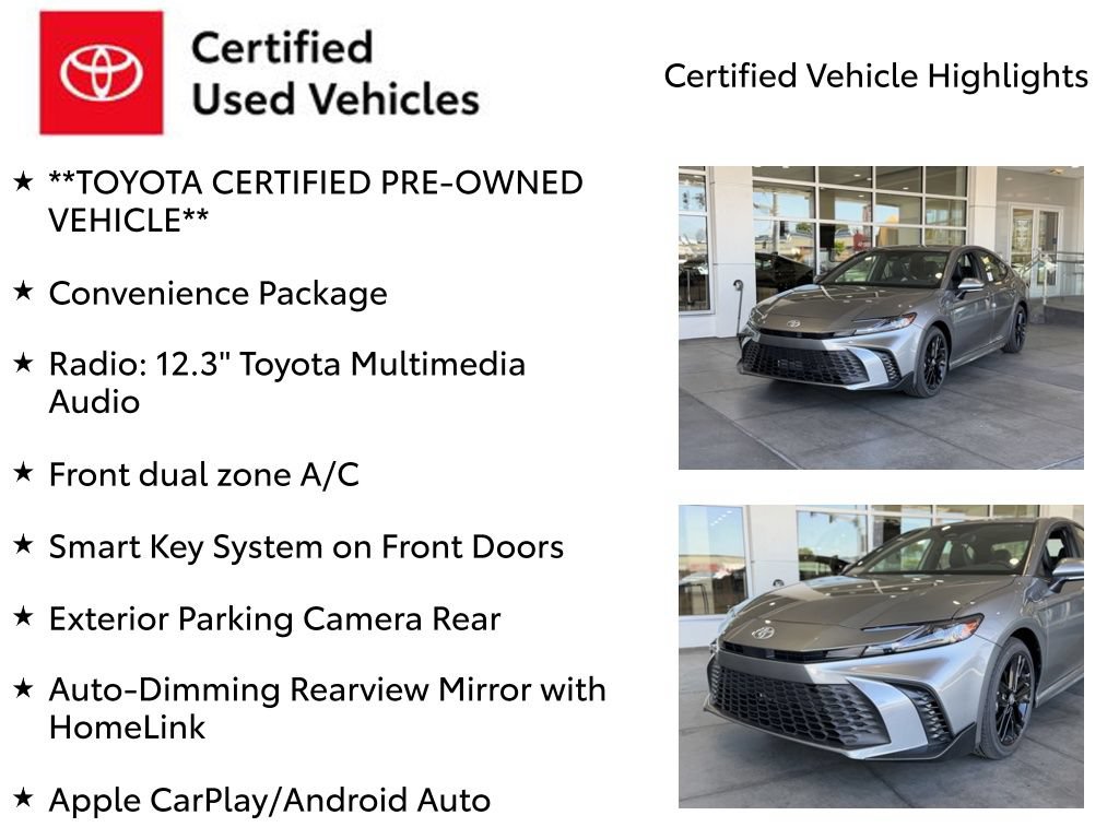 Certified 2026 Toyota Camry SE w/ Convenience Package FWD image 7