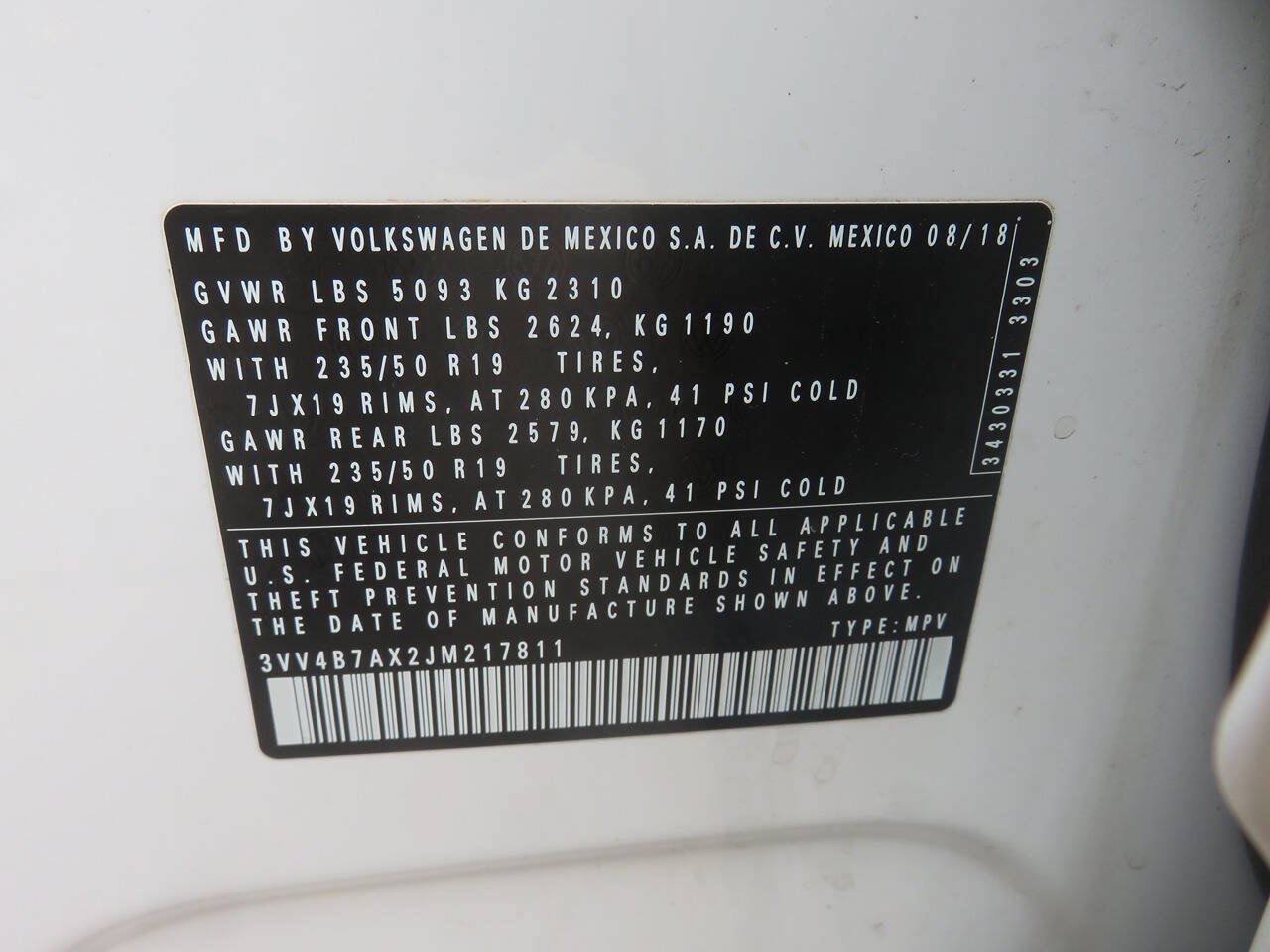 Used 2018 Volkswagen Tiguan SEL Premium AWD/4WD image 40