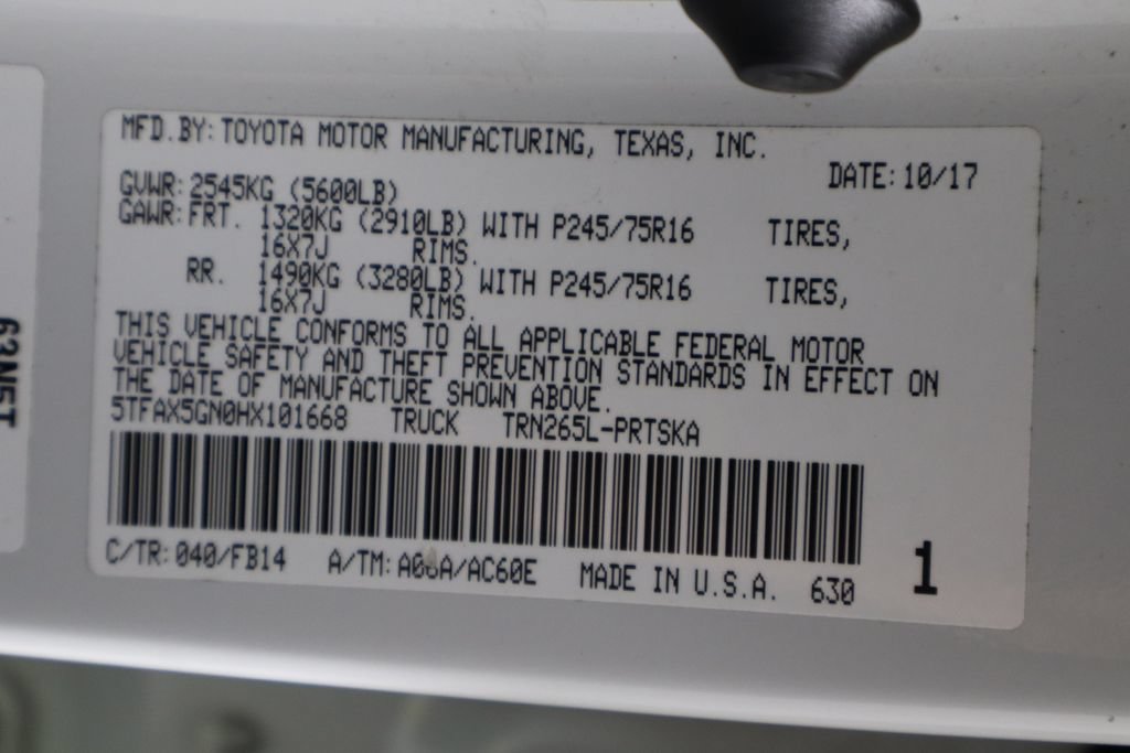 Used 2017 Toyota Tacoma SR w/ SR Convenience Package RWD image 28