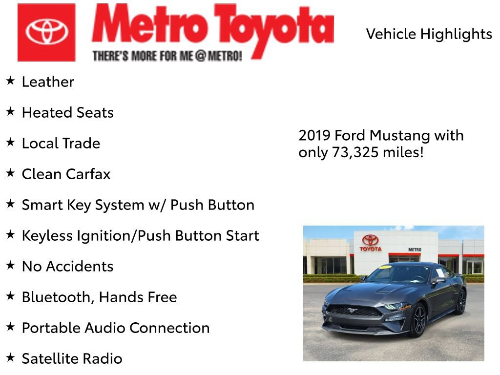 Used 2019 Ford Mustang Premium w/ Ford Safe & Smart Package RWD image 8