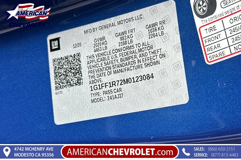 Used 2021 Chevrolet Camaro LT RWD image 40