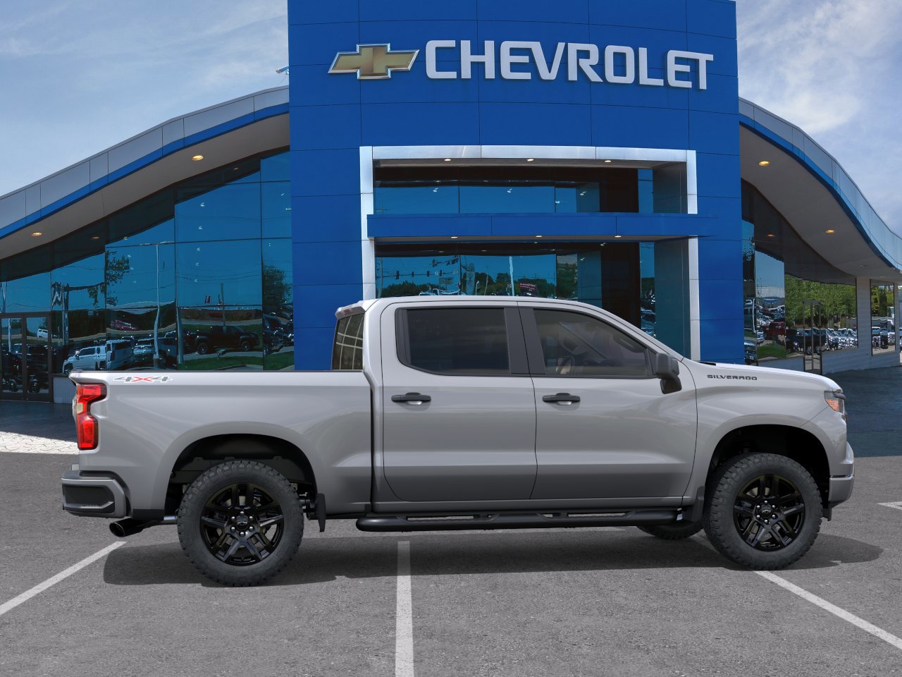 New 2026 Chevrolet Silverado 1500 Custom w/ Turbomax Blackout Package AWD/4WD image 29