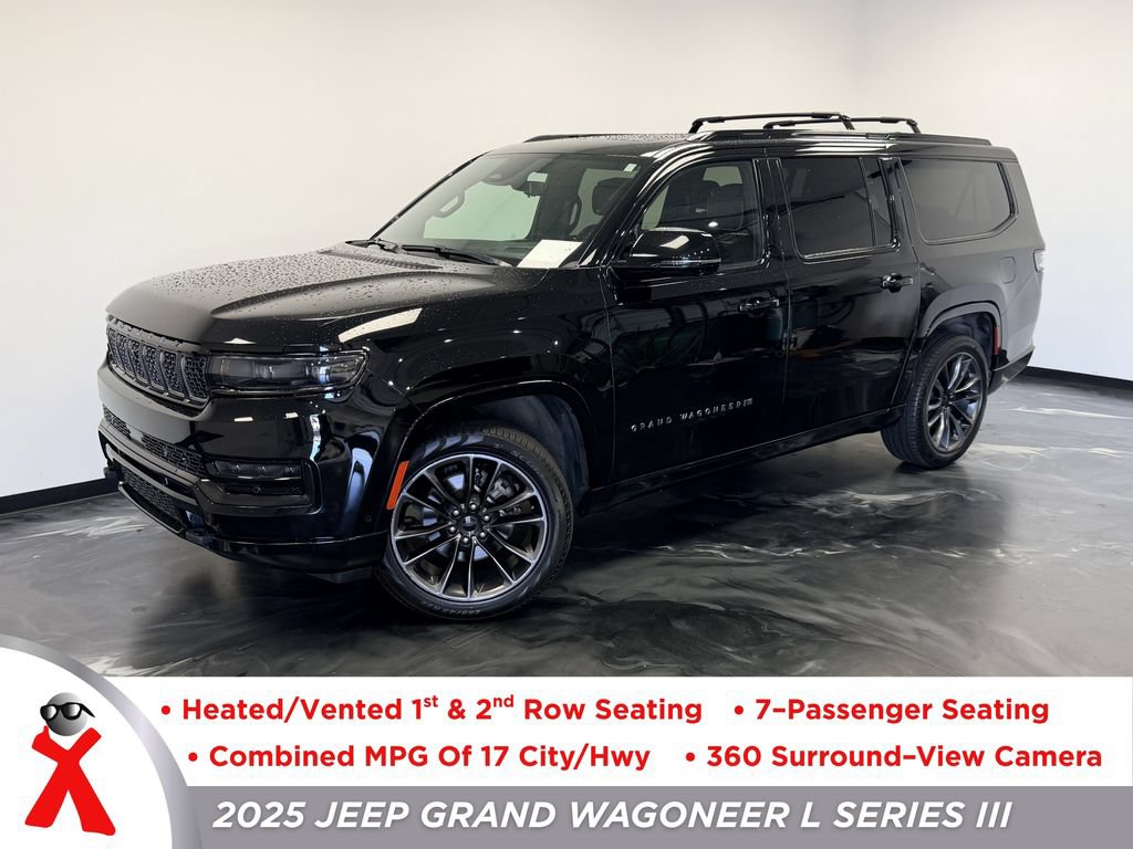 Used 2025 Jeep Grand Wagoneer L Series III w/ Quick Order Packagew 28T AWD/4WD image 1