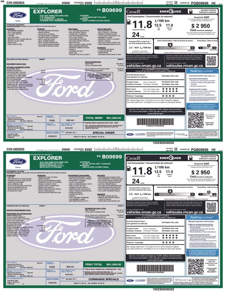 Used 2023 Ford Explorer Timberline w/ Timberline Technology Package AWD/4WD image 10