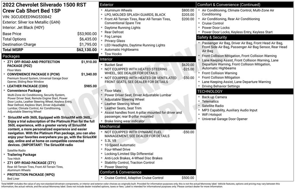 Certified 2022 Chevrolet Silverado 1500 RST AWD/4WD image 36