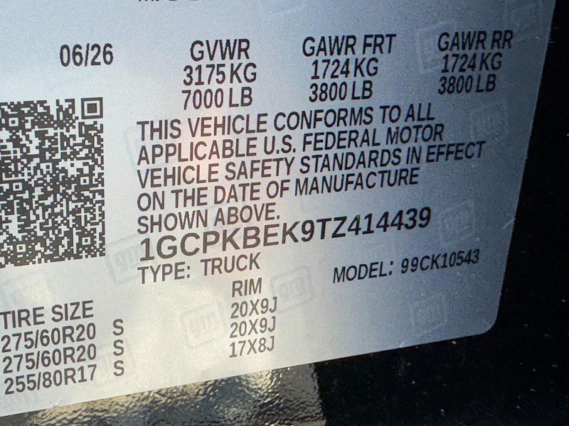 New 2026 Chevrolet Silverado 1500 Custom w/ Turbomax Blackout Package AWD/4WD image 31